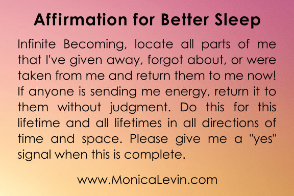 Affirmation for Better Sleep
